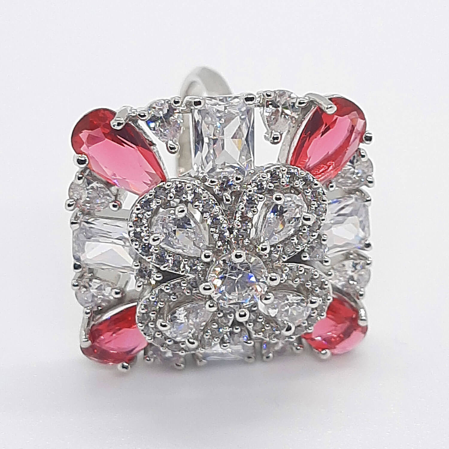 Buy Yaarita's Rani Color American Diamond Finger Ring