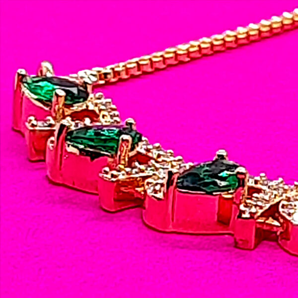 Buy Yarita's Beautiful Green Color American Diamond Bracelet