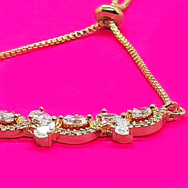 Buy Yarita's White Color American Diamond Bracelet