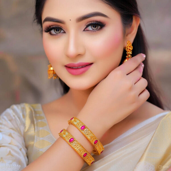 Yaarita’s Antique Design Party Wear Bangle Set of 4