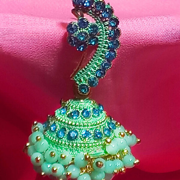 yaaritas-imitation-gold-plated-blue-color-beautiful-jhumki-earring