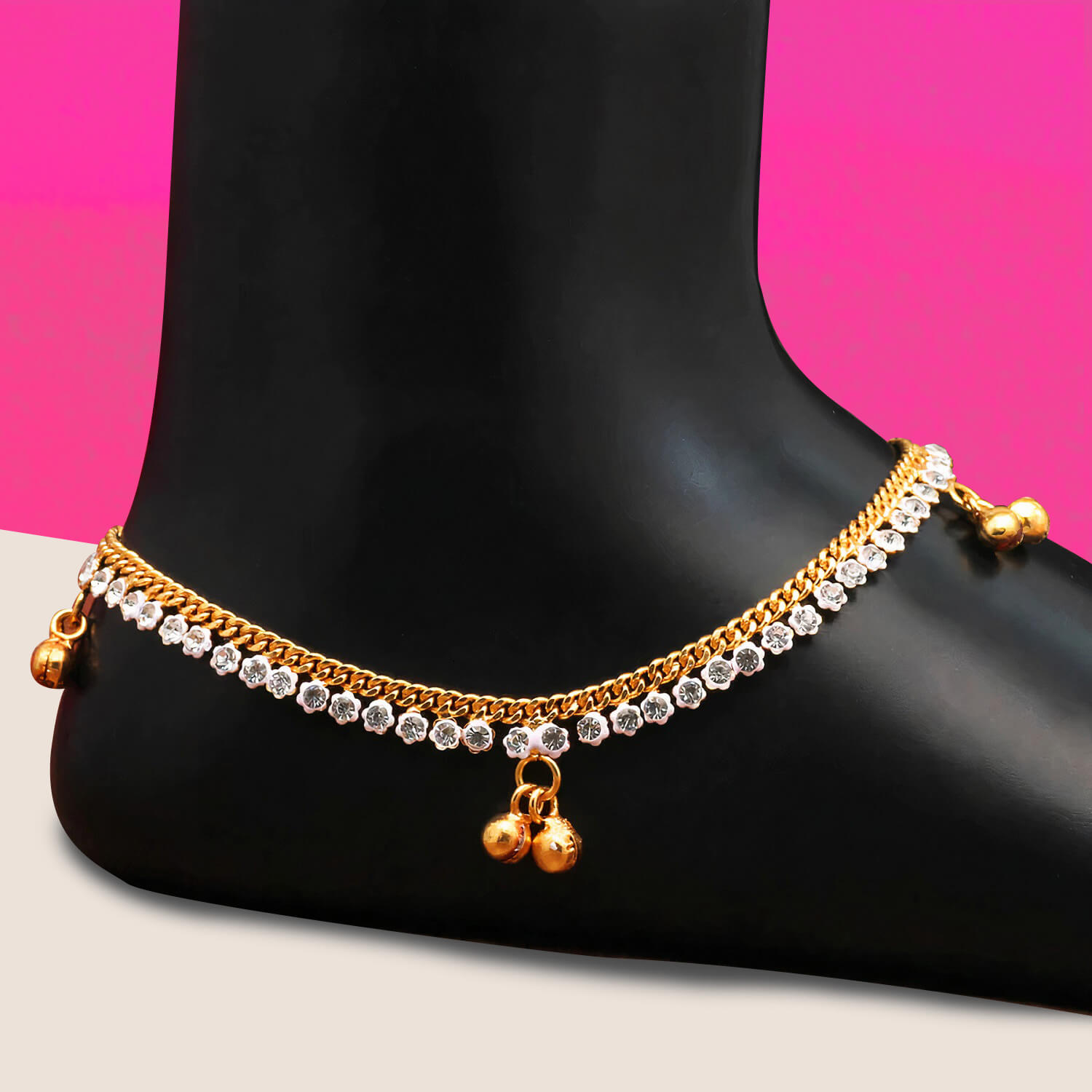 yaaritas-white-color-rhinestone-anklets