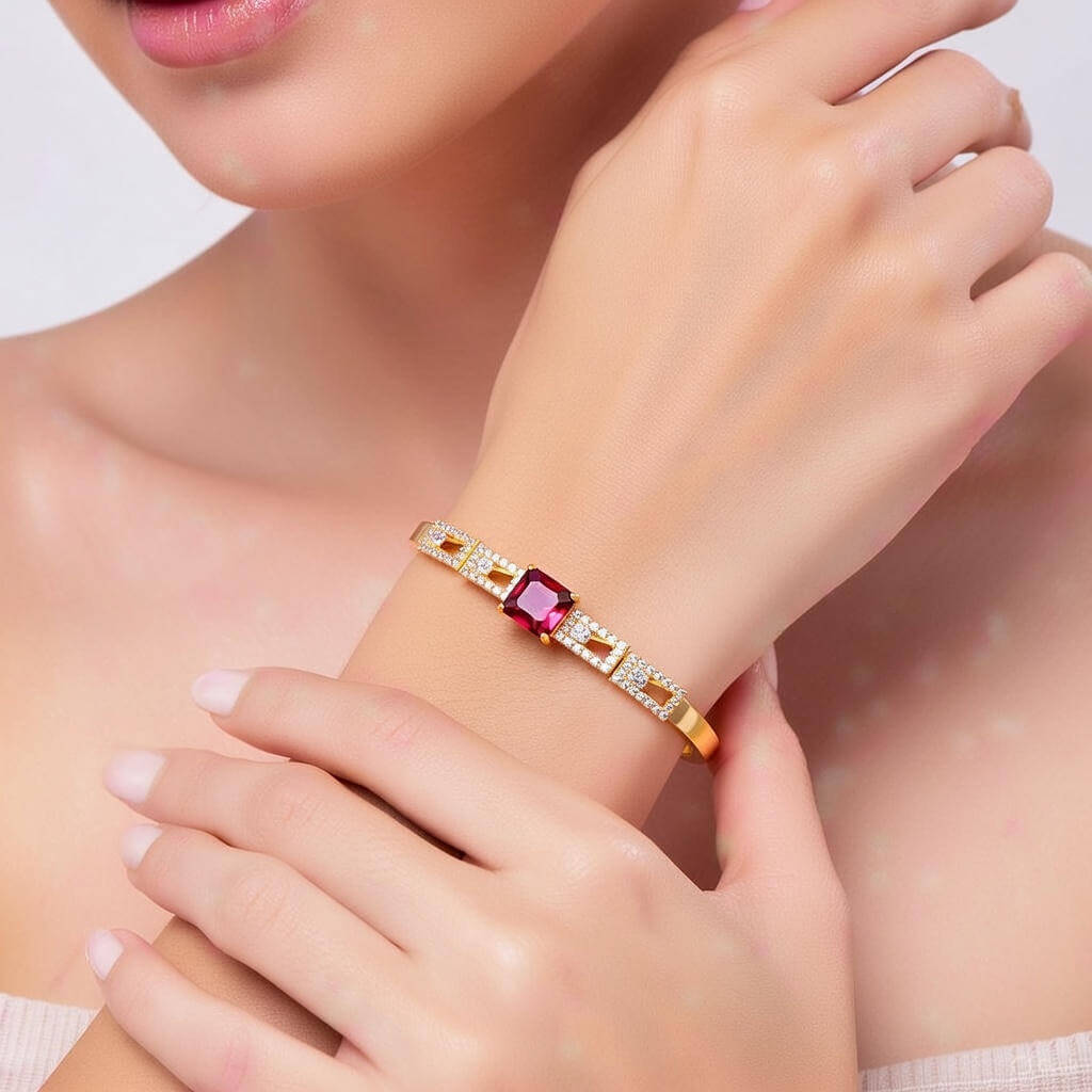 Yarita’s Beautiful Rani Color American Diamond Bracelet