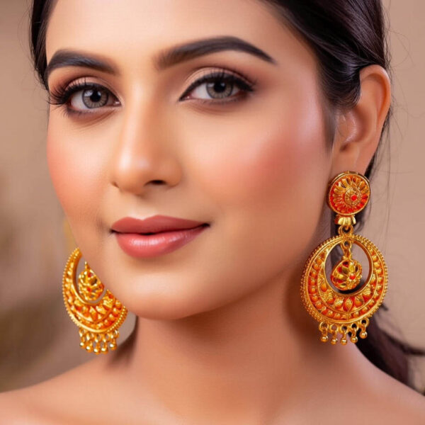 Yaarita's Golden Color Beautiful Dangler Earring